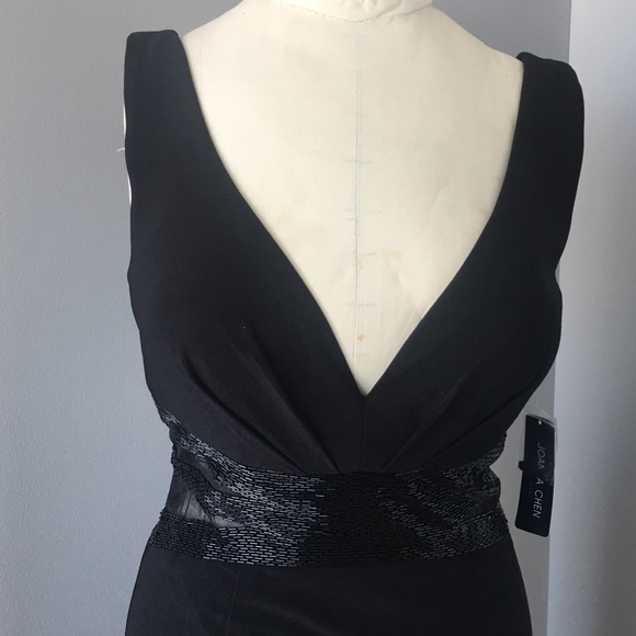 Formal Black dress with sexy cutouts - Picture 3 of 5